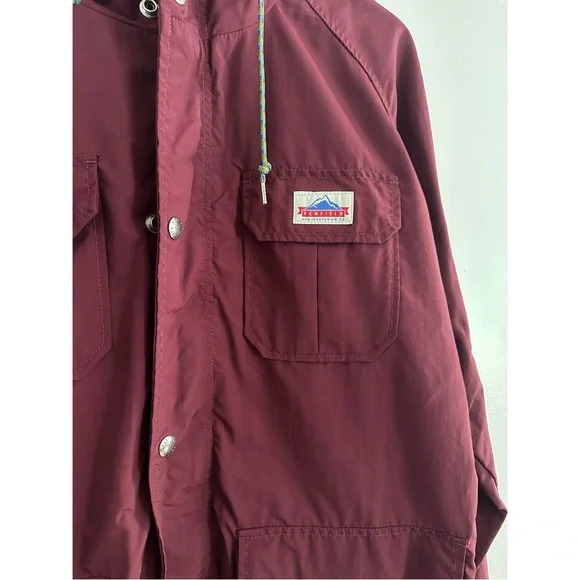 Penfield Men's Maroon Raincoat - Picture 2 of 8
